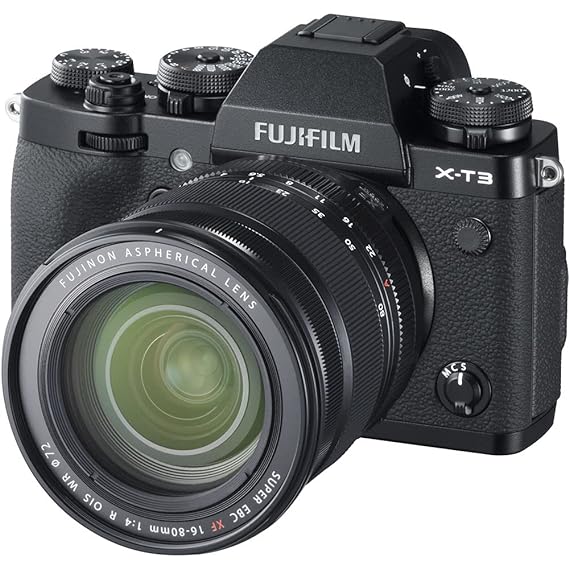 Open Box, Unused Fujifilm X-T3 26 MP Mirrorless Optical Zoom Camera Body with XF 16-80mm Lens
