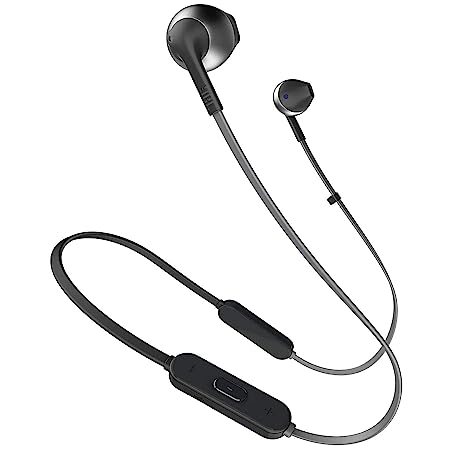 Open Box, Unused JBL T205BT by Harman Wireless Bluetooth in Ear Neckband Headphones with Mic Black
