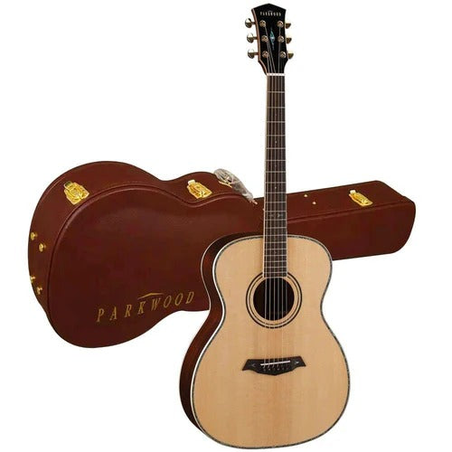 Parkwood P820ADK OM Orchestra Acoustic Guitar with Case