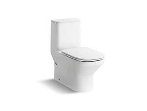 Kohler Modern Life One-piece Toilet With Quiet Close Slim Seat Cover in White 77739T-SL-0