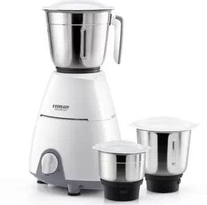 Open Box,Unused Eveready Moler Dx Eveready 500 W Mixer Grinder 3 Jars Whiteand Grey