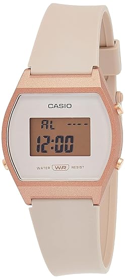 Casio Vintage Series Digital Rose Gold Dial Unisex-Adult Watch D213 LW-204-4ADF