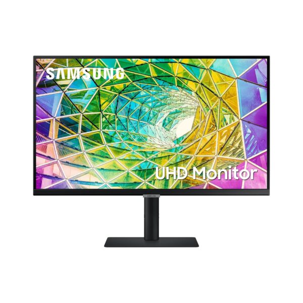 Open Box Unused Samsung 27-inch (68.47cm) 3840 X 2160 Pixels 4K UHD Monitor, IPS, Bezel-Less Design, HAS, 1 Billion Colors, HDR10, Intelligent Eye Care, AMD FreeSync, FSC-Certified, ‎LS27A800NMWXXL Black