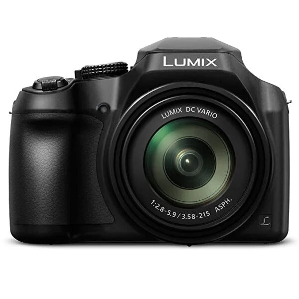 Used Panasonic Lumix FZ80 4K Digital Camera, 18.1 Megapixel Video Camera, 60X Zoom DC VARIO 20-1200mm Lens