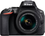 Load image into Gallery viewer, Used Nikon D5600 with AF-P 18-55 mm + AF-P 70-300 mm VR Kit 3X Optical Zoom Black
