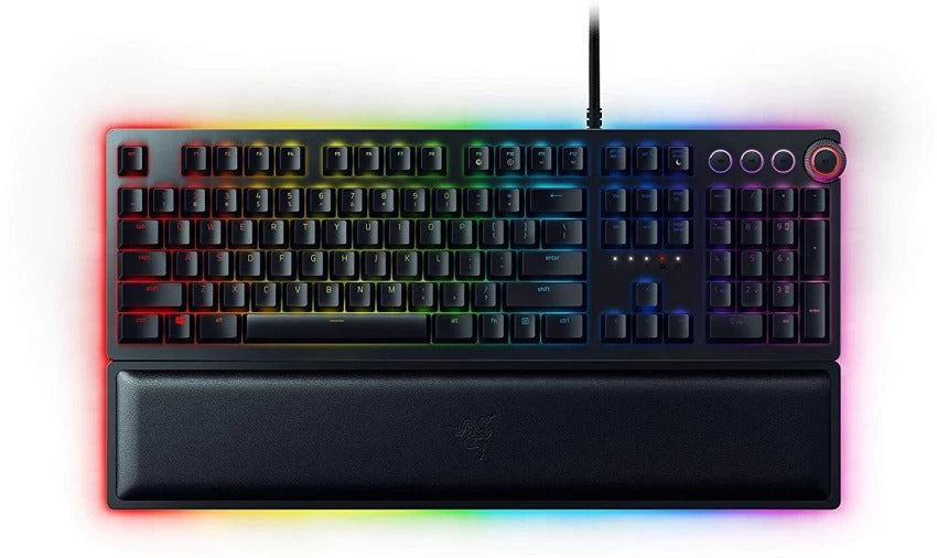 Open Box, Unused Razer Huntsman Elite Optical Swtich Wired USB Gaming Keyboard Black
