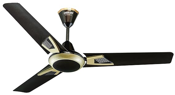 Open Box Unused Eveready Fans Rhombus 1200mm High Speed Ceiling Fans Brown