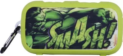 Open Box Unused Thrumm Shield Hulk 3.5 W Bluetooth Speaker Green Stereo Channel