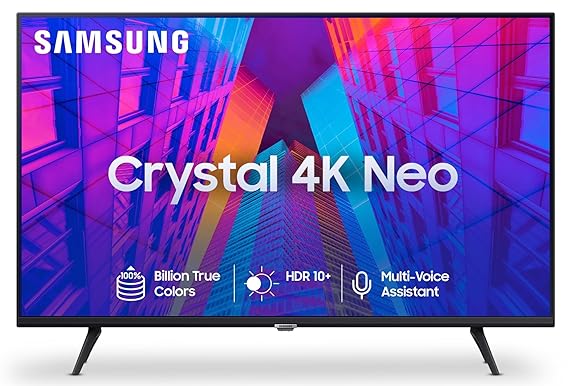 Open Box Unused Samsung 108 cm (43 inches) Crystal 4K Neo Series Ultra HD Smart LED TV UA43AUE65AKXXL Black