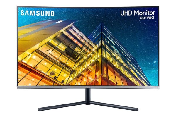 Open Box Unused Samsung 32-inch(80cm) 3840 X 2160 Pixels 4K UHD, 1500R Curved Monitor, Bezel Less Design, 1 Billion Colors, 2500:1 Contrast Ratio, Game Mode LU32R590CWWXXL