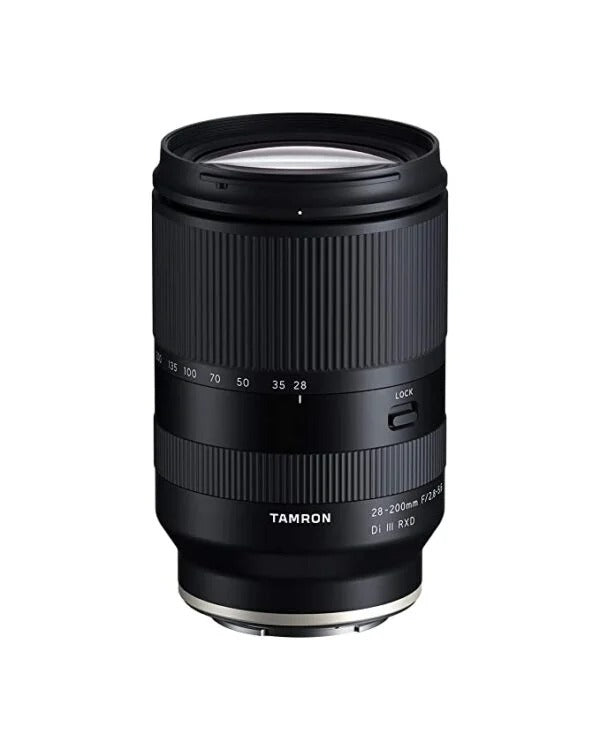 Used Tamron 28-200 F/2.8-5.6 Di III RXD for Sony Mirrorless Full Frame/APS-C E-Mount, Model Number: AFA071S700, Black
