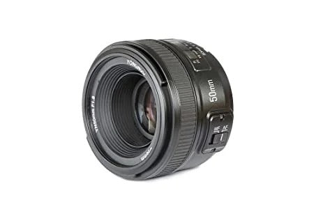 Used Yongnuo YN50mm F1.8 Standard Prime Lens Large Aperture Auto Manual Focus AF MF for Nikon DSLR Cameras