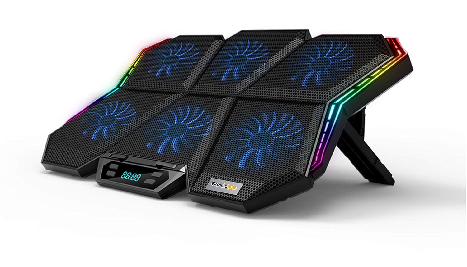 Open Box Unused Cosmic Byte Meteoroid RGB Laptop Cooling Pad with 6 Fan Upto 17 inch laptops