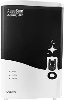 Open Box, Unused Eureka Forbes Aquasure from Aquaguard Desire 7 L UV + UF Water Purifier White Black
