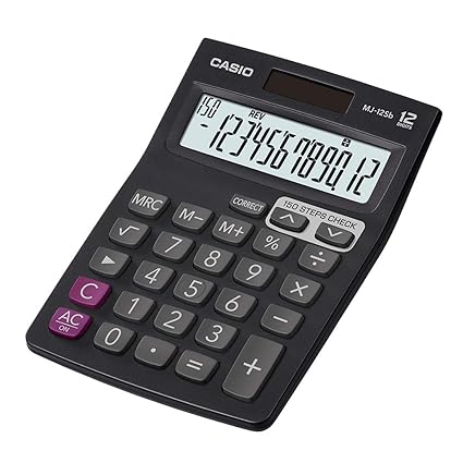 Open Box Unused Casio MJ-12Sb Desktop Calculator