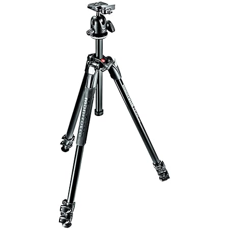 Manfrotto MK290XTA3-BH 290 Xtra Aluminium 3-Section Tripod Kit with Ball Head Black