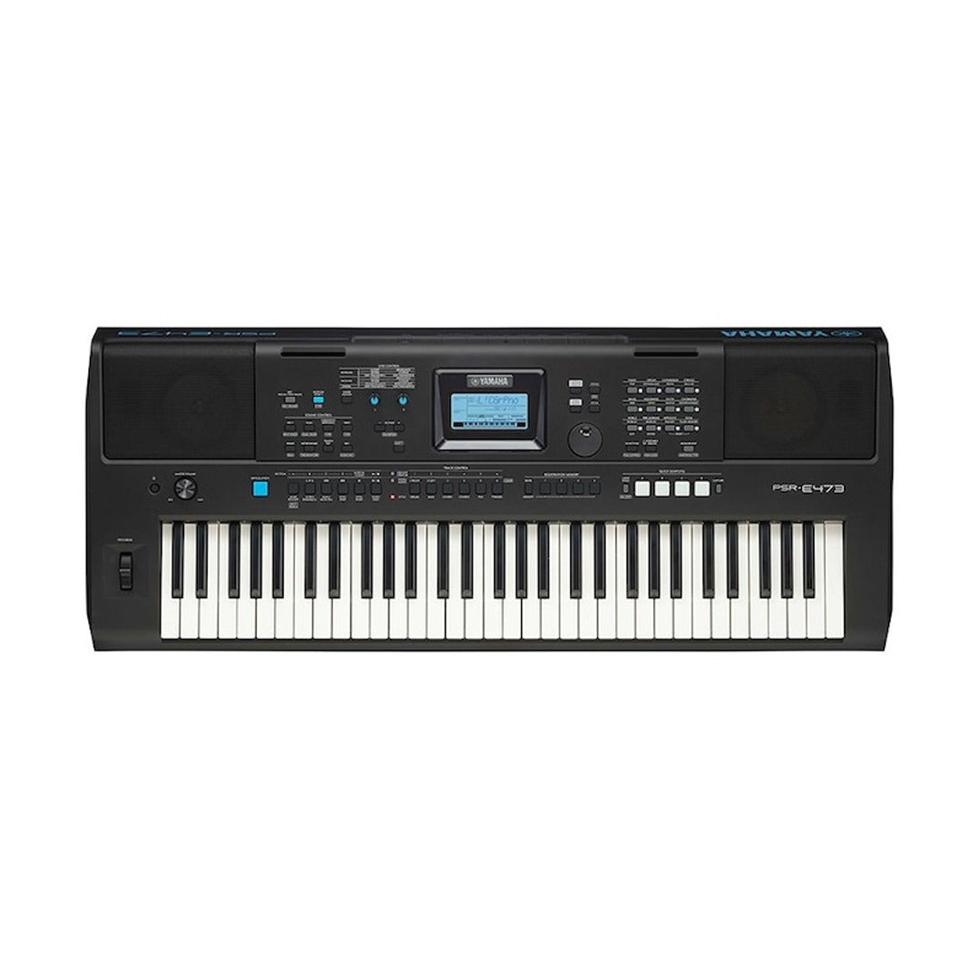 Yamaha PSR-E473 61-Key Touch-Sensitive Portable Keyboard Black