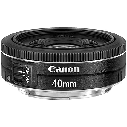 Used Canon EF 40mm f/2.8 STM Prime Lens for Canon DSLR Camera