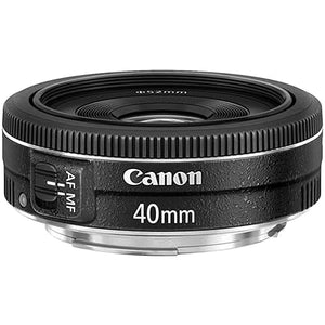 Used Canon EF 40mm f/2.8 STM Prime Lens for Canon DSLR Camera