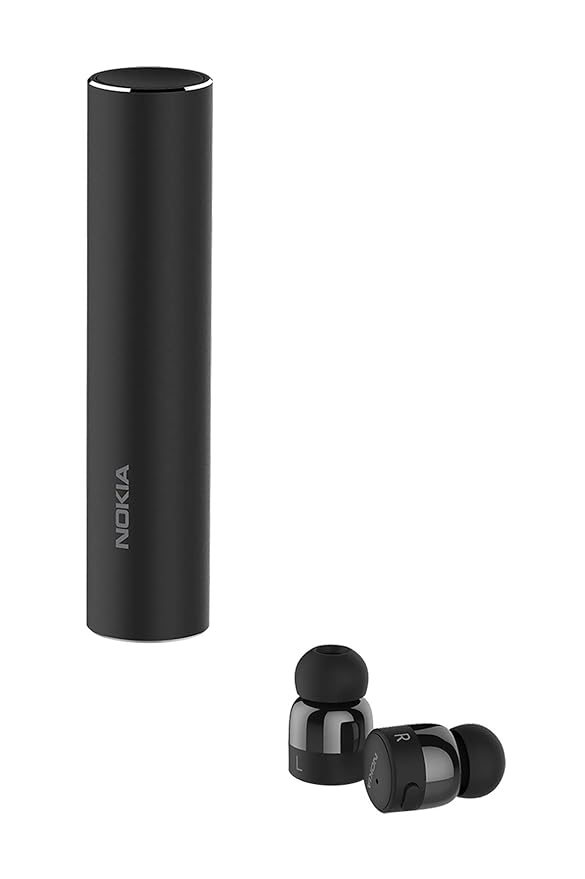 Open Box Unused Nokia Bh-705 Bluetooth Truly Wireless in Ear Earbuds with Mic Black