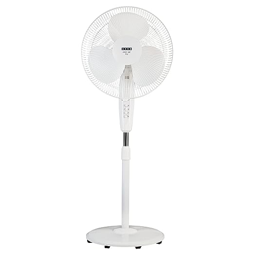 Open Box Unused Usha Mist Air Icy 3 Blade 400mm Pedestal Fan White