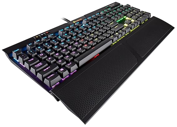 Open Box Unused Corsair K70 RGB MK.2 LED Backlit Wired Mechanical Gaming Keyboard Cherry MX Blue Black