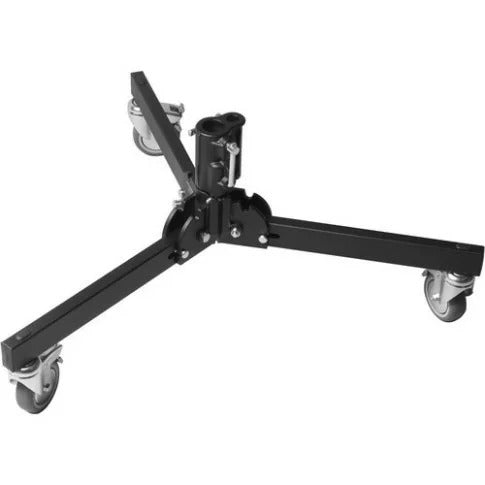 Manfrotto Wheeled Light Stand Small Brake Base with Universal Head Black, 299BBASE