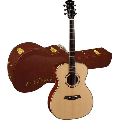 Parkwood P620 OM Orchestra Acoustic Guitar with Case