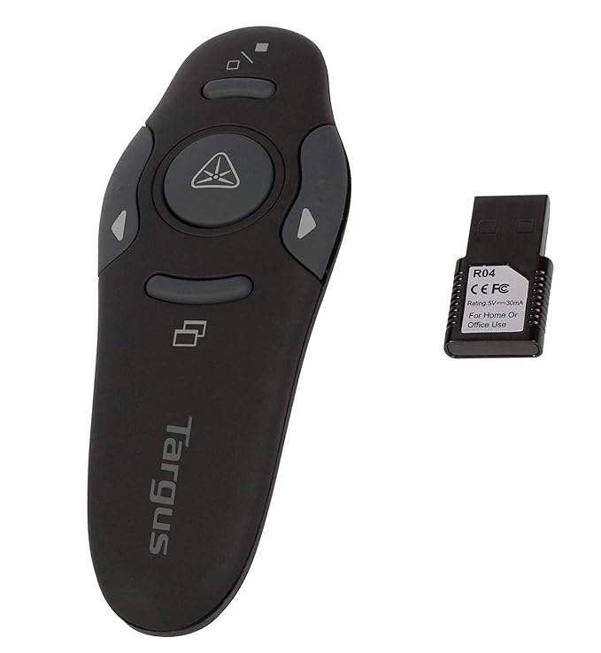 Open Box, Unused Targus AMP16AP Wireless USB Presenter with Laser Pointer Black