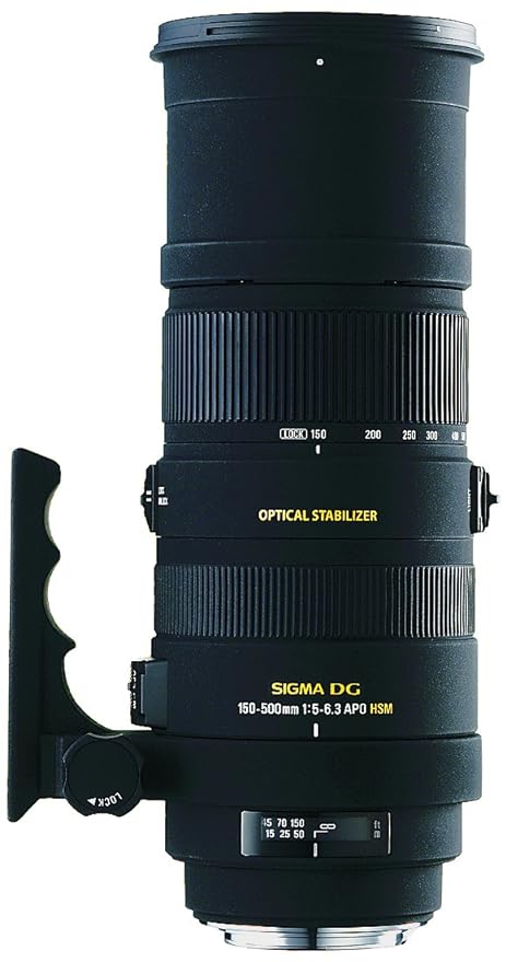 Used Sigma 150-500mm F/5-6.3 DG OS HSM Telephoto Zoom Lens