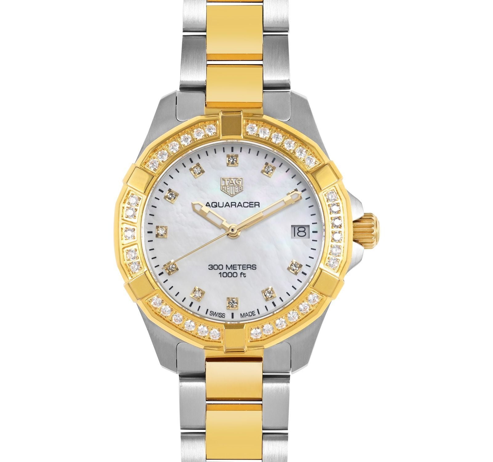 Pre Owned TAG Heuer Aquaracer Watch Women WBD1323.BB0320-G17A