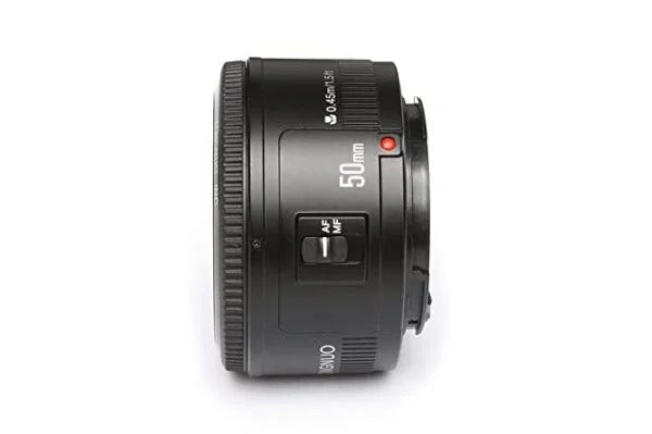 Canon EF माउंट EOS कैमरों के लिए प्रयुक्त Yongnuo YN50 मिमी F1.8 लेंस बड़े एपर्चर ऑटो फोकस लेंस