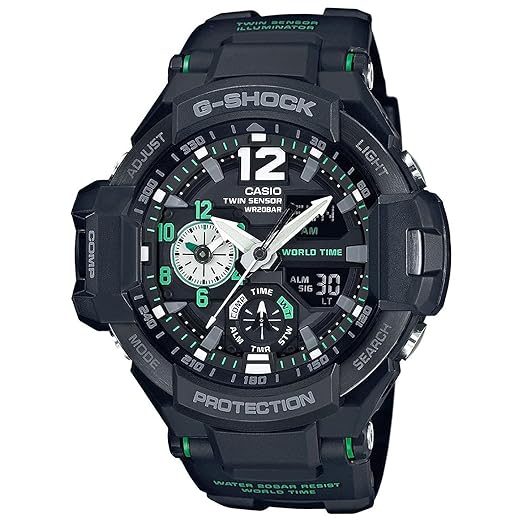 Casio G-Shock Analog-Digital Black Dial Men's Watch G595  GA-1100-1A3DR