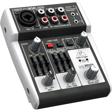 Behringer XENYX 302USB Premium 5-Input Analog Mixer