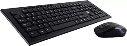 Open Box, Unused HP Multimedia Slim & Mouse Combo Wireless Laptop Keyboard Black