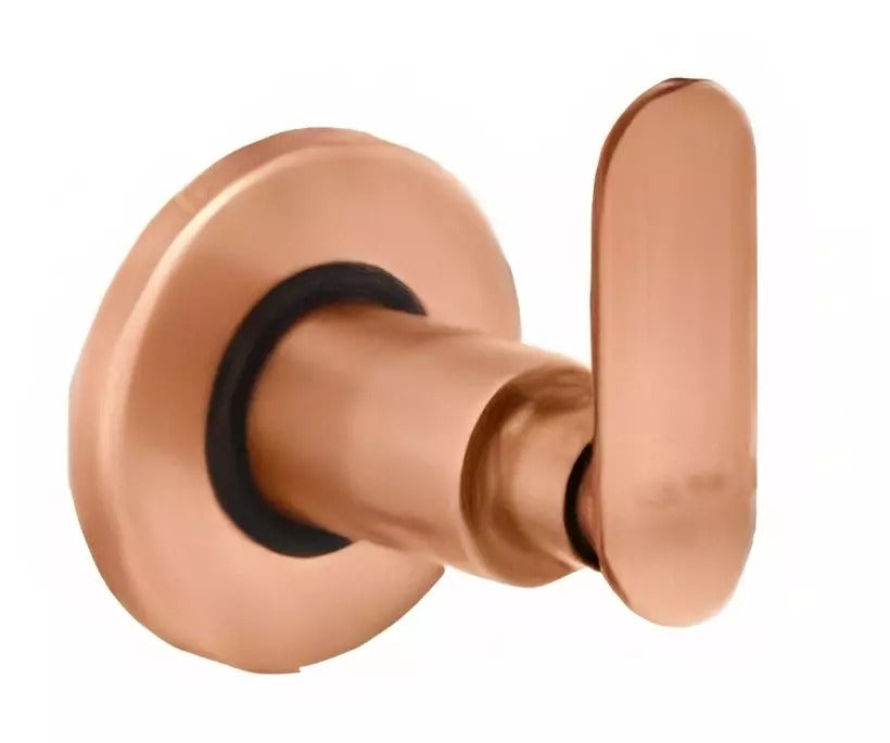 Cera Brooklyn Single Lever Stop Cock for 15 mm Pipe Line with Inner Head Antique Copper F1018351AC