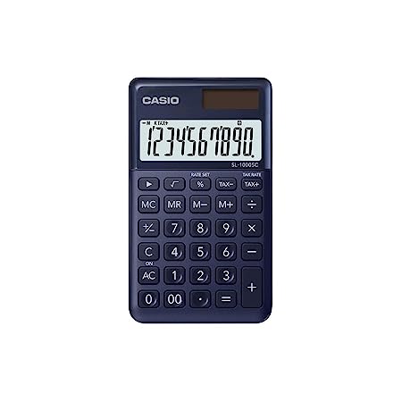 Casio SL-1000SC-NY Portable Calculator Dark Blue
