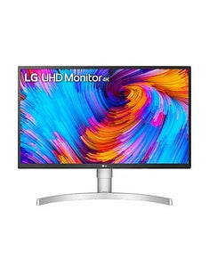 Open Box Unused LG 27 inch 4K-UHD (3840 x 2160) HDR 10 Monitor with IPS Panel, Radeon FreeSync, Height/Pivot/Tilt Adjustable Stand HDMI x 2, Display Port