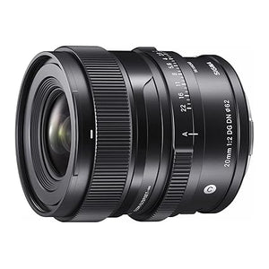 Sigma 20mm f/2 DG DN Contemporary Lens for Sony E Mirrorless 490965