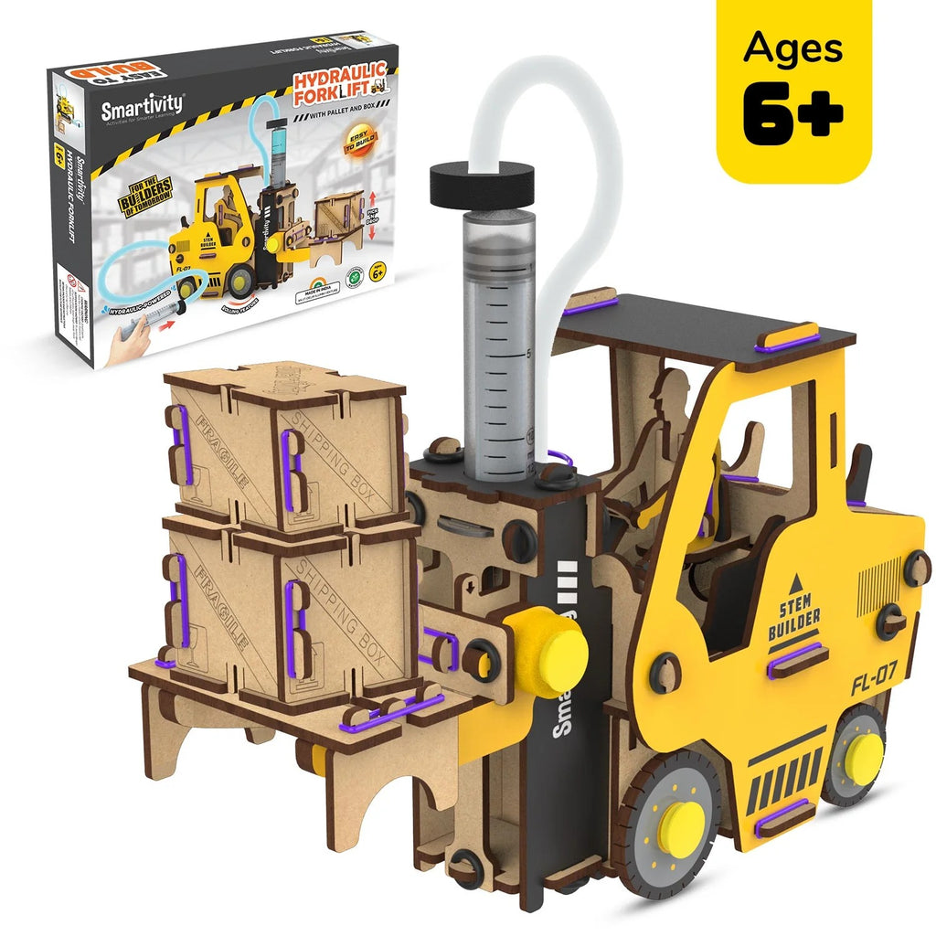 Smartivity Hydraulic Forklift 6 - 14 years DIY STEM Construction Toy