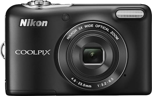 Open Box, Unused Nikon Coolpix L30 20.1 MP Point and Shoot Camera Black with 5X Optical Zoom