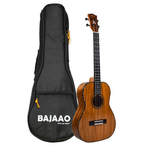 Vault Performer Pro 30" All Solid Mahogany Premium Baritone Ukulele With EQ & Gigbag