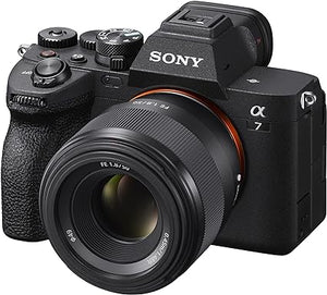 Open Box, Unused Sony a7 IV Full Frame Mirrorless Camera Body with FE 50mm F1.8 Full Frame E-Mount Lens