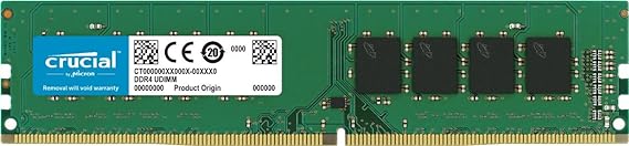 Open Box Unused Crucial RAM 32GB DDR4 3200 MHz CL22 Desktop Memory CT32G4DFD832A
