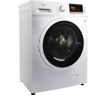Midea 8.5/6 kg Washer with Dryer Smart Sensor Ready to Wear Clothes with In-built Heater White MWMFL085COM