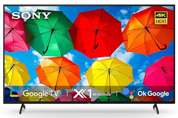 Open Box Unused Sony Bravia 139 cm (55 inches) 4K Ultra HD Smart LED Google TV KD-55X74K Black