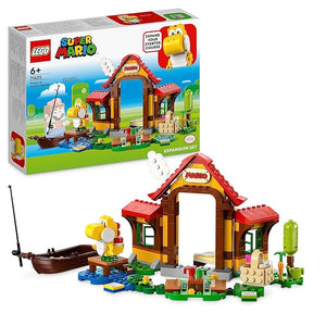 Open Box, Unused Lego 71422 Super Mario Picnic at Mario Expansion Set, Toy with Yellow Yoshi Figure to Combine