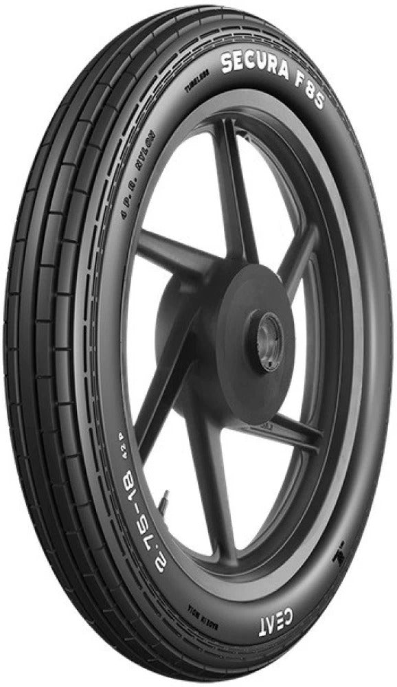 Open Box, Unused Ceat Secura F85 42P 2.75-18 Front Two Wheeler Tyre  Street Tube