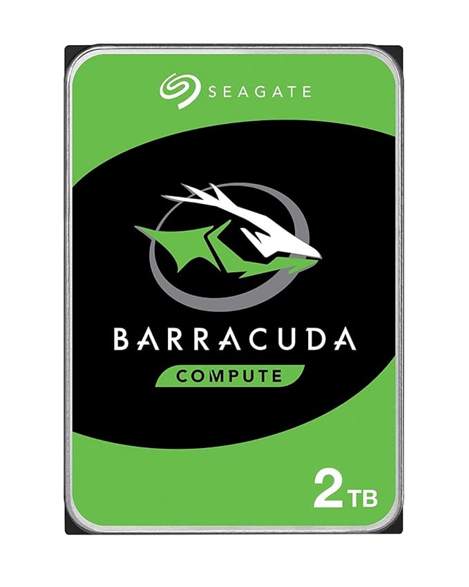 Open Box Unused Seagate Barracuda 2 TB Internal Hard Drive HDD 8.89 cm (3.5 Inch) SATA 6 Gb/s 5400 RPM 256 MB Cache for Computer Desktop PC ST2000DM005