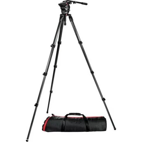 Manfrotto 526,536K 526 Video Head+536 CF Tripod